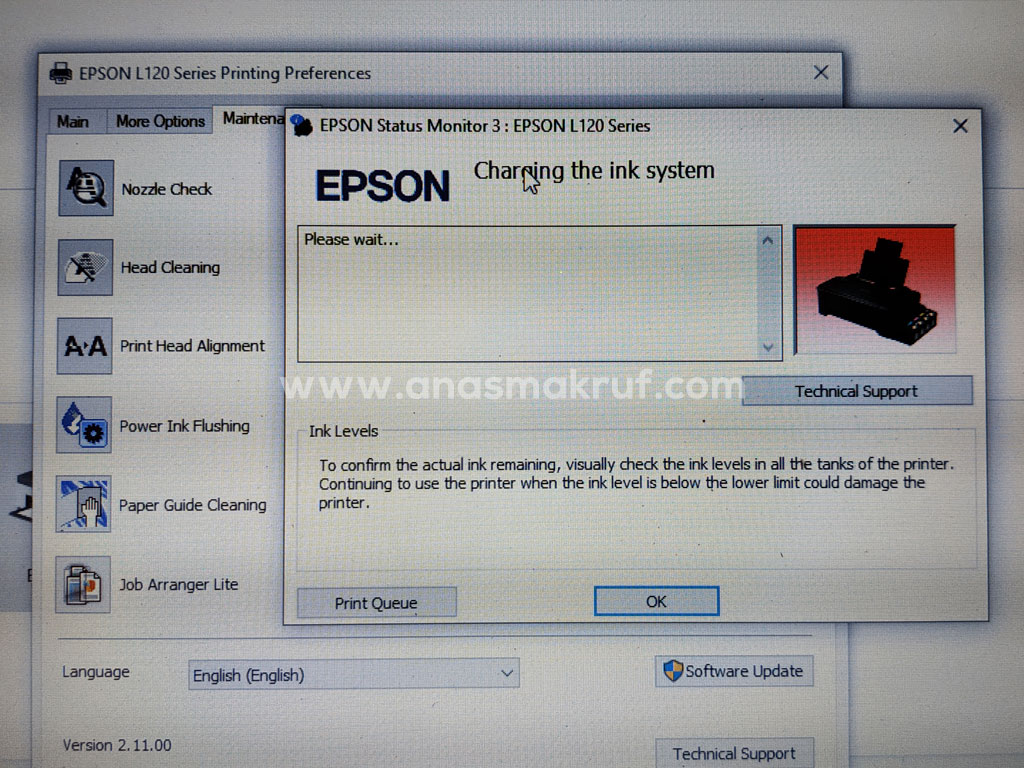image 31 - Mengatasi Initial Ink charging is not complete pada printer Epson L120